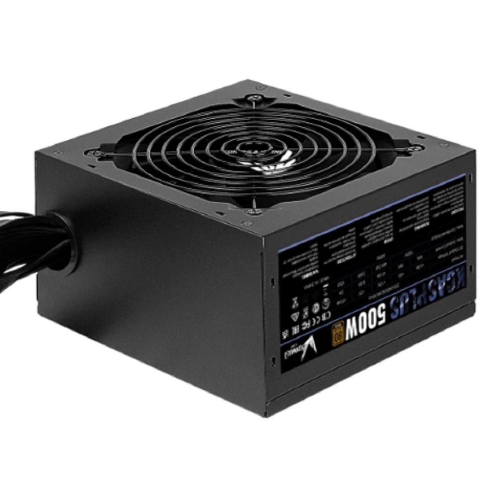 Блок питания Formula KCAS-500 PLUS (80+ bronze (24+4+4pin) APFC 120mm fan 7xSATA RTL) (ex Aerocool)