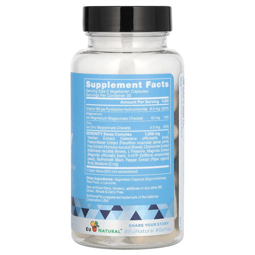 Eu Natural, Serenity Sleep, 60 вегетарианских капсул