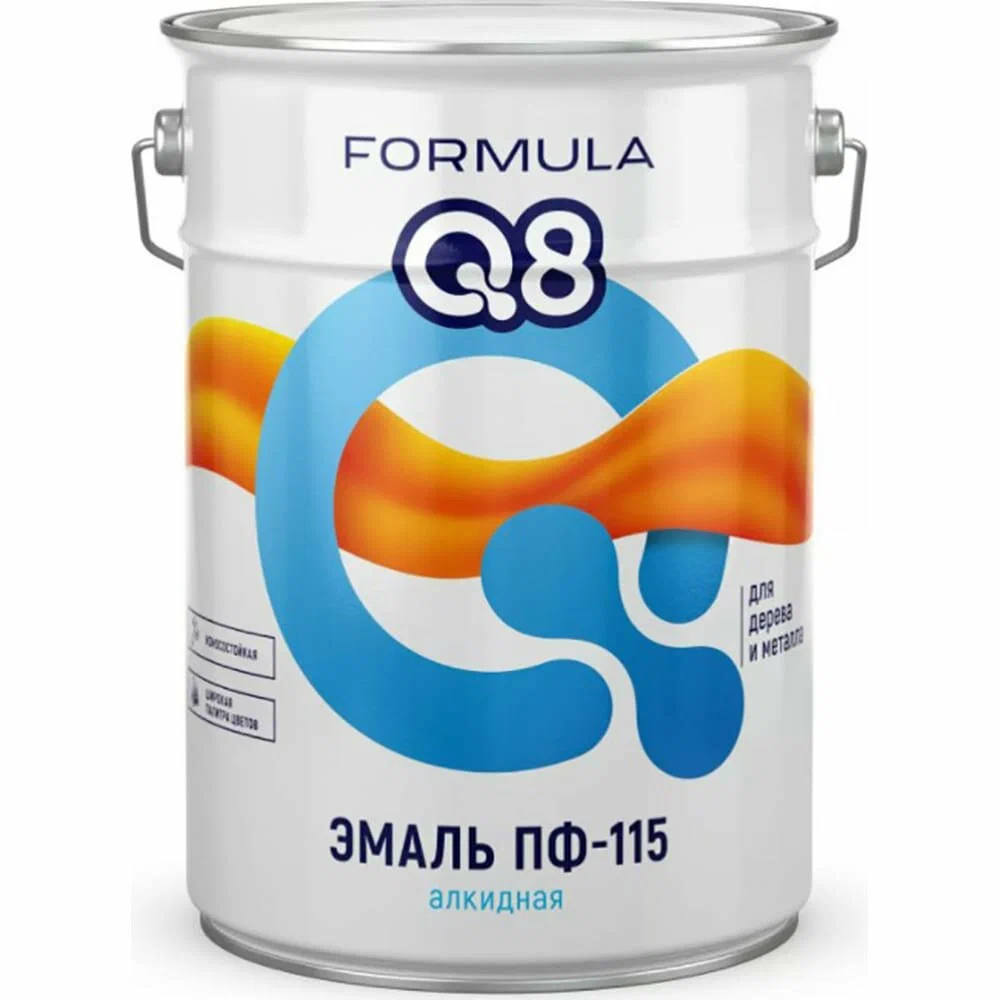 Эмаль ПФ-115 Formula Q8 голубой (6кг.)