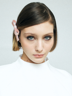 Бант "Стрекоза" XS розовая