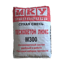 Смесь цементная МКУ Стандарт Пескобетон М-300 Люкс 40 кг