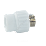 Муфта PP-R комбинированная белая Дн 20х3/4" НР VALFEX 10130120
