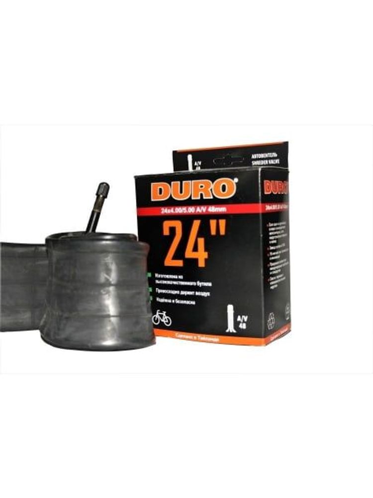 Велокамера 24" DURO 24х4,00/5,00 A/V/-48 DHB01081