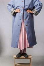 Плащ "Зое" Индиго