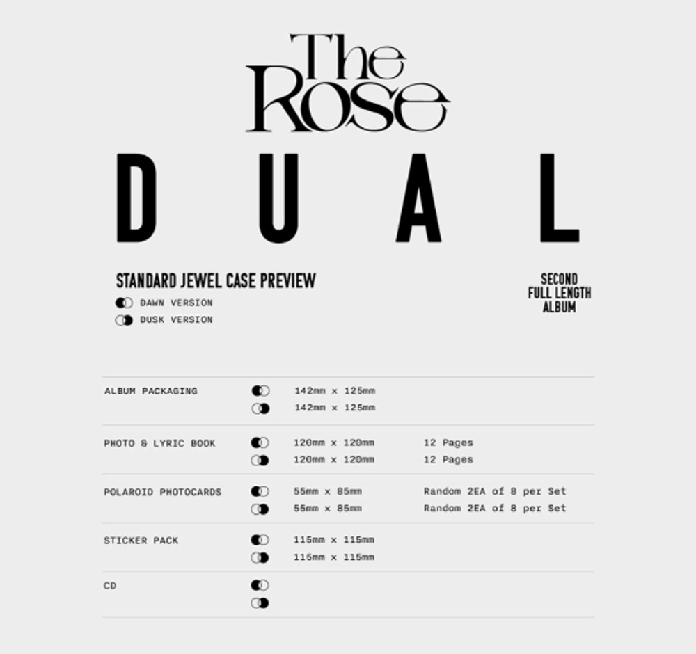 Альбом THE ROSE - DUAL (Jewel case)
