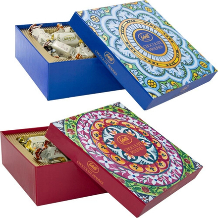 Конфеты Фелетти Медитерранеа из молочного и темного шоколада с начинкой пралине / Feletti Mediterranea 250г