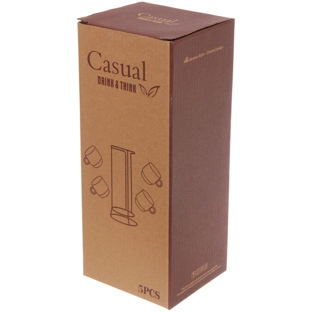 Набор кружек на стойке 280мл «Котики»