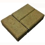 Брусчатка Кирпичик 4 (олива), вибропрессование
