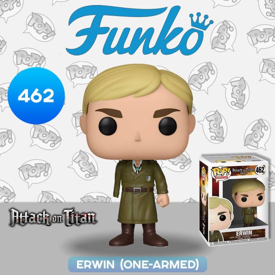 Фигурка Funko POP! Animation Attack on Titan S3 Erwin (One-Armed) (462) 35680 / Фигурка по мотивам аниме "Атака титанов", Эрвин Смит