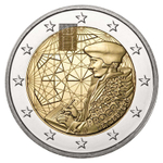 Luxembourg 2 Euro 2022 - 35th Anniversary of the Erasmus Programme