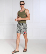 майка 2 шт. Hugo Bodywear - оливковый(50469790)