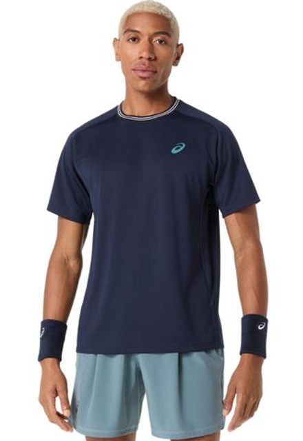 Теннисная футболка Asics Game Short Sleeve Top - midnight