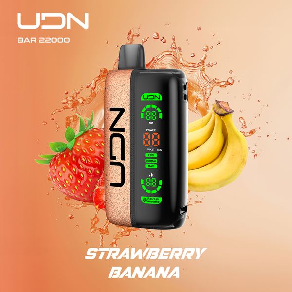 Купить Одноразовый Pod UDN BAR - Strawberry Banana (22000 затяжек)