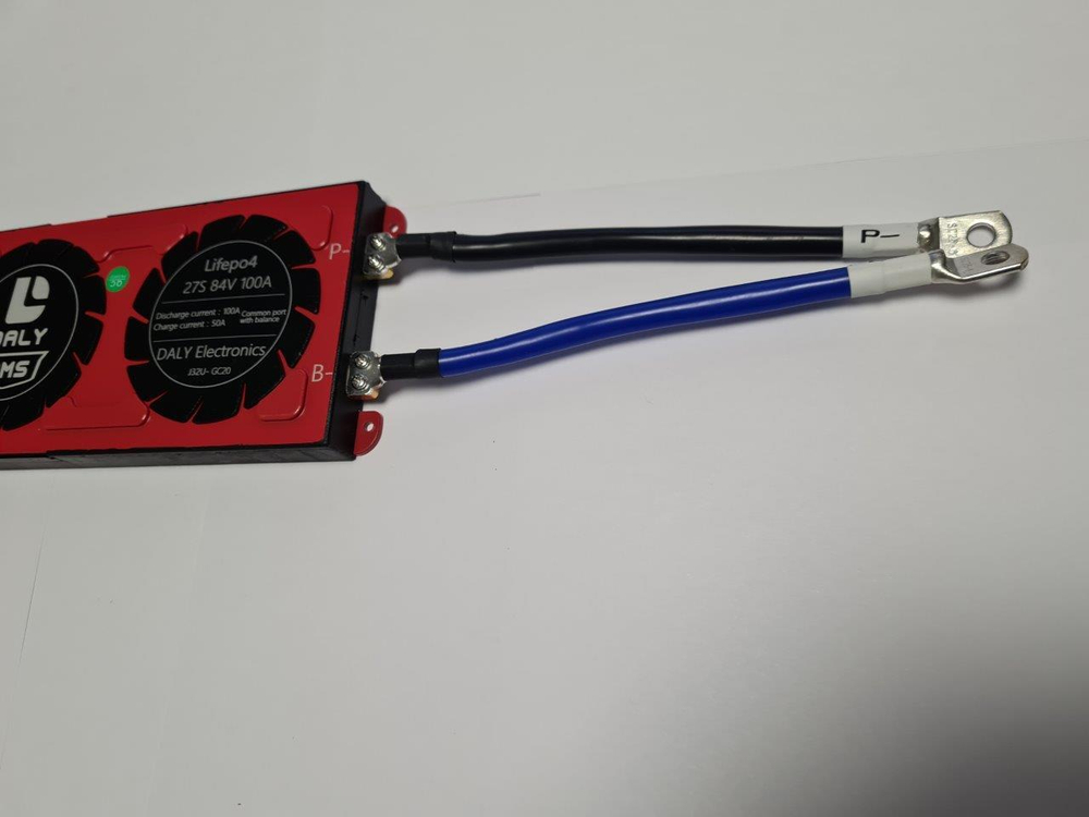 Плата контроля BMS LiFePO4 27S 84V 100A