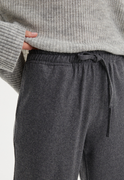 Брюки на резинке из шерсти