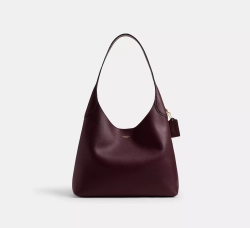 COACH СУМКА ЧЕРЕЗ ПЛЕЧО BROOKLYN 34, БОРДОВЫЙ