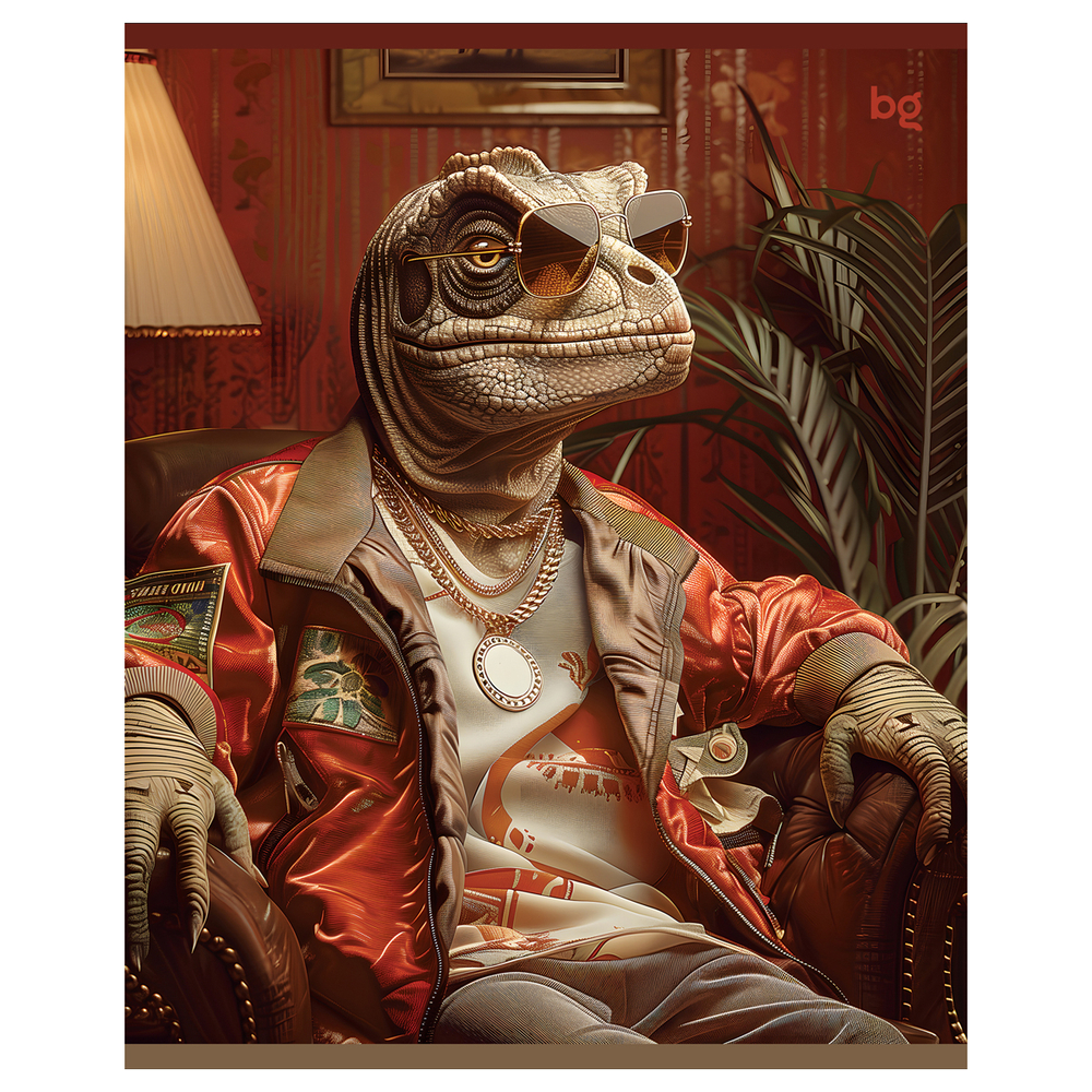 Тетрадь 48л., А5, линия BG "Дино"