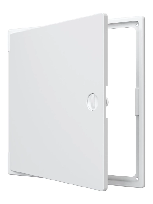 Люк ревизионный ЛТП накладной ручка-задвижка 300х300 пластик EVECS