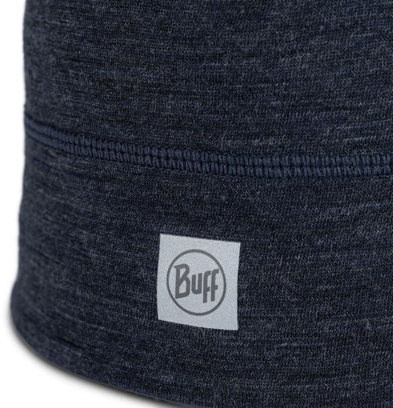 Шапка шерстяная Buff Merino Lightweight Solid Night Blue Bike Collection Фото 4