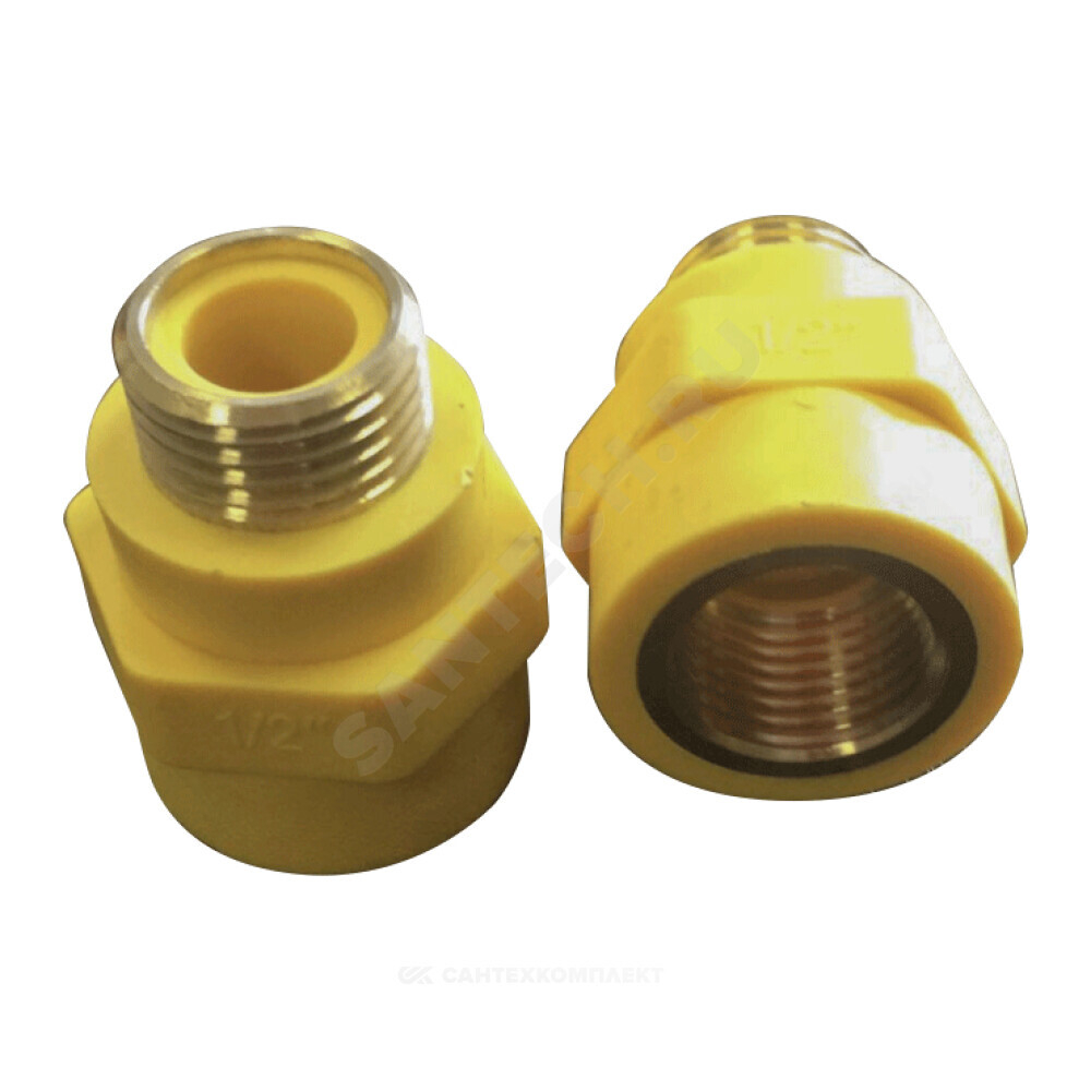 Вставка для газовой подводки диэлектрическая 1/2" ВР/НР OSCAR-Mflex