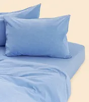 Простыня - Melange Smoky Blue - 230x260 (без резинки)