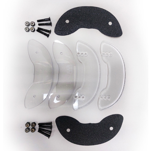 Защита тейлов деки лонгборд фристайла V3, термоспластик 4+10мм