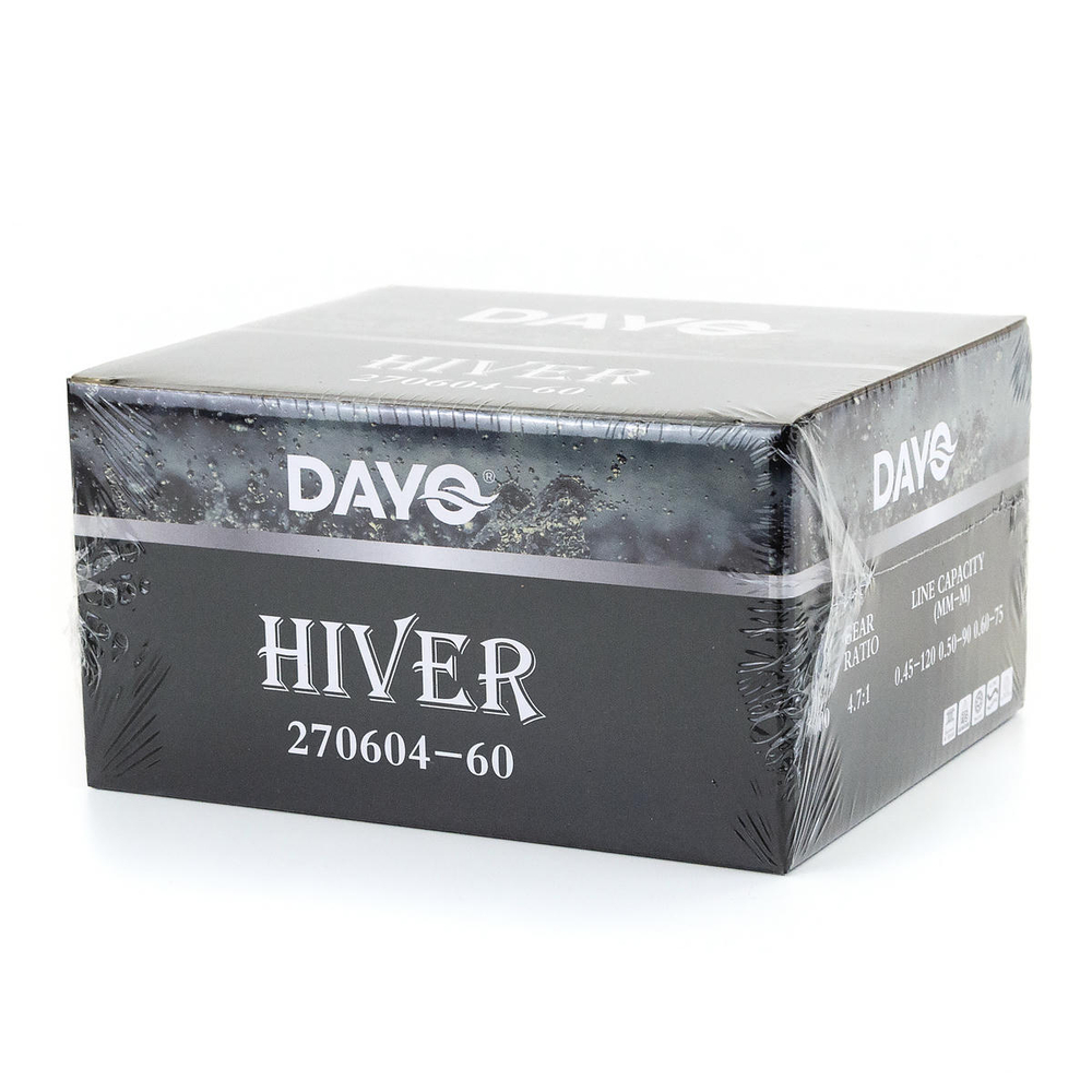 Безынерционная катушка Dayo HIVER 60 с байтраннером (6000, 5+1ВВ, мет. шпуля)