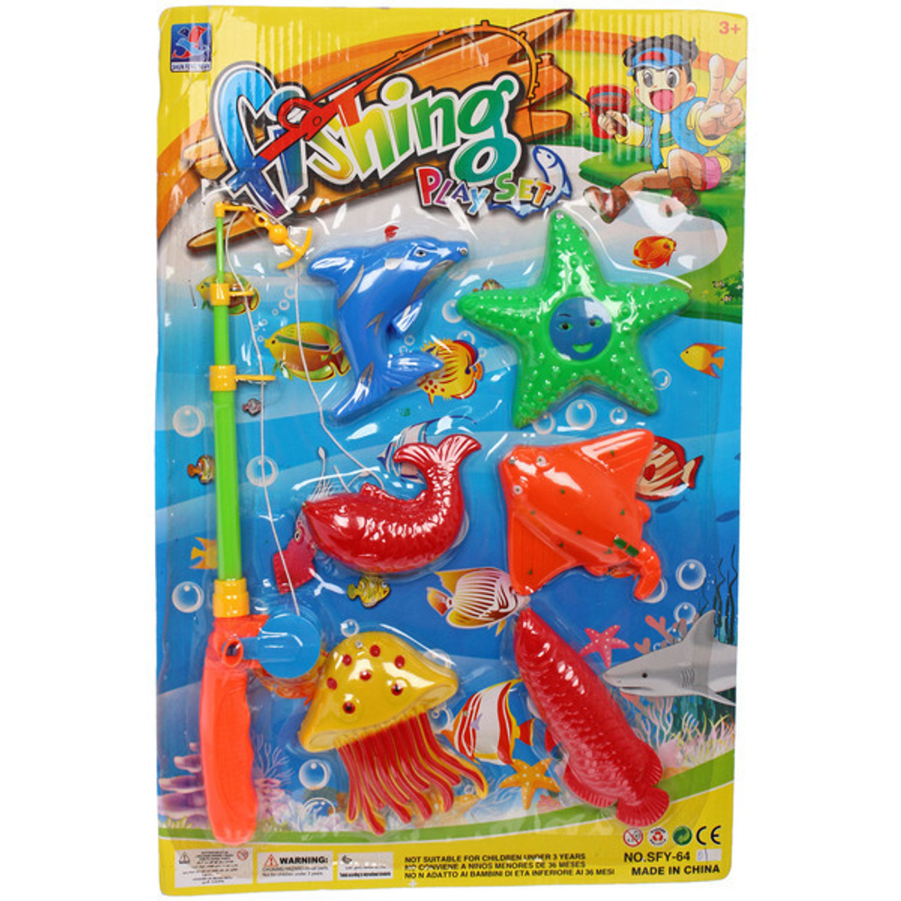 Набор для рыбалки «Рыбные истории», 7 предметов, 47.8*28.5*4 см