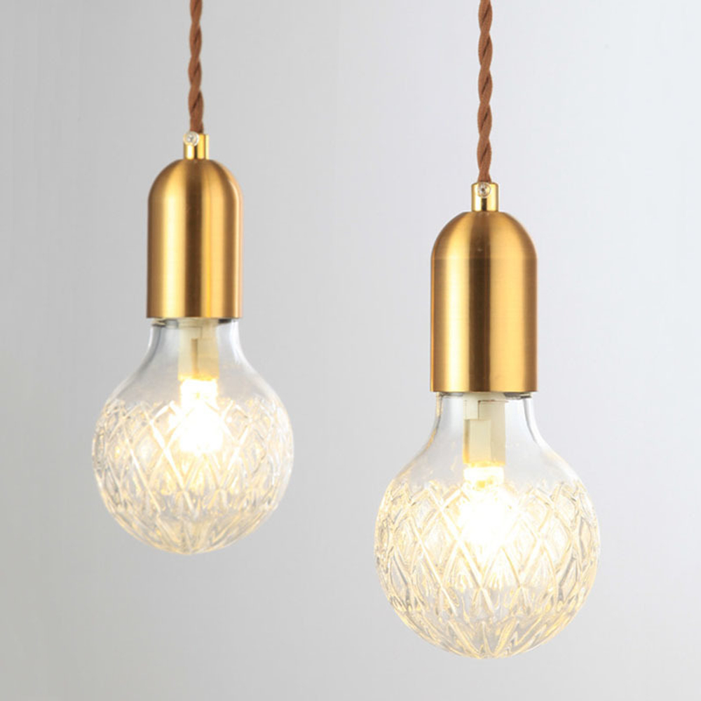 Pendant design lamp Crystal Bulb by Lee Broom (5 suspension)