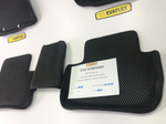 Коврики EVA для Mitsubishi Outlander 2 поколение, CW0W (10.2005 - 01.2012) - Комплект в салон - 3D С бортиками - Черный - Черный кант