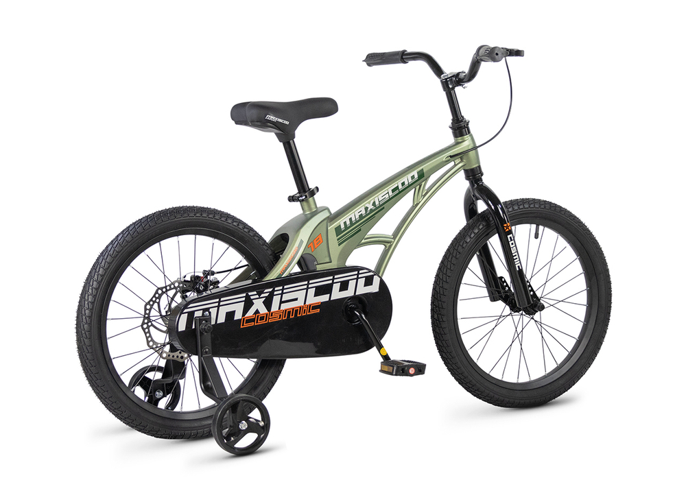 Велосипед 18'' Maxiscoo COSMIC Базовый Оливковый Матовый (2026)