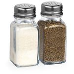Набор для специй 2х80 мл, CLASSIC, солонка + перечница, стекло/сталь, WEGLA (ВЕГЛА), 700226