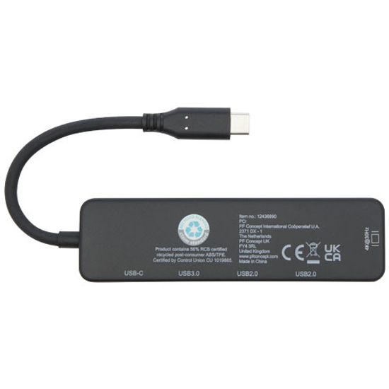Loop RCS мультимедийный адаптер USB 2.0-3.0 из переработанной пластмассы с портом HDMI
