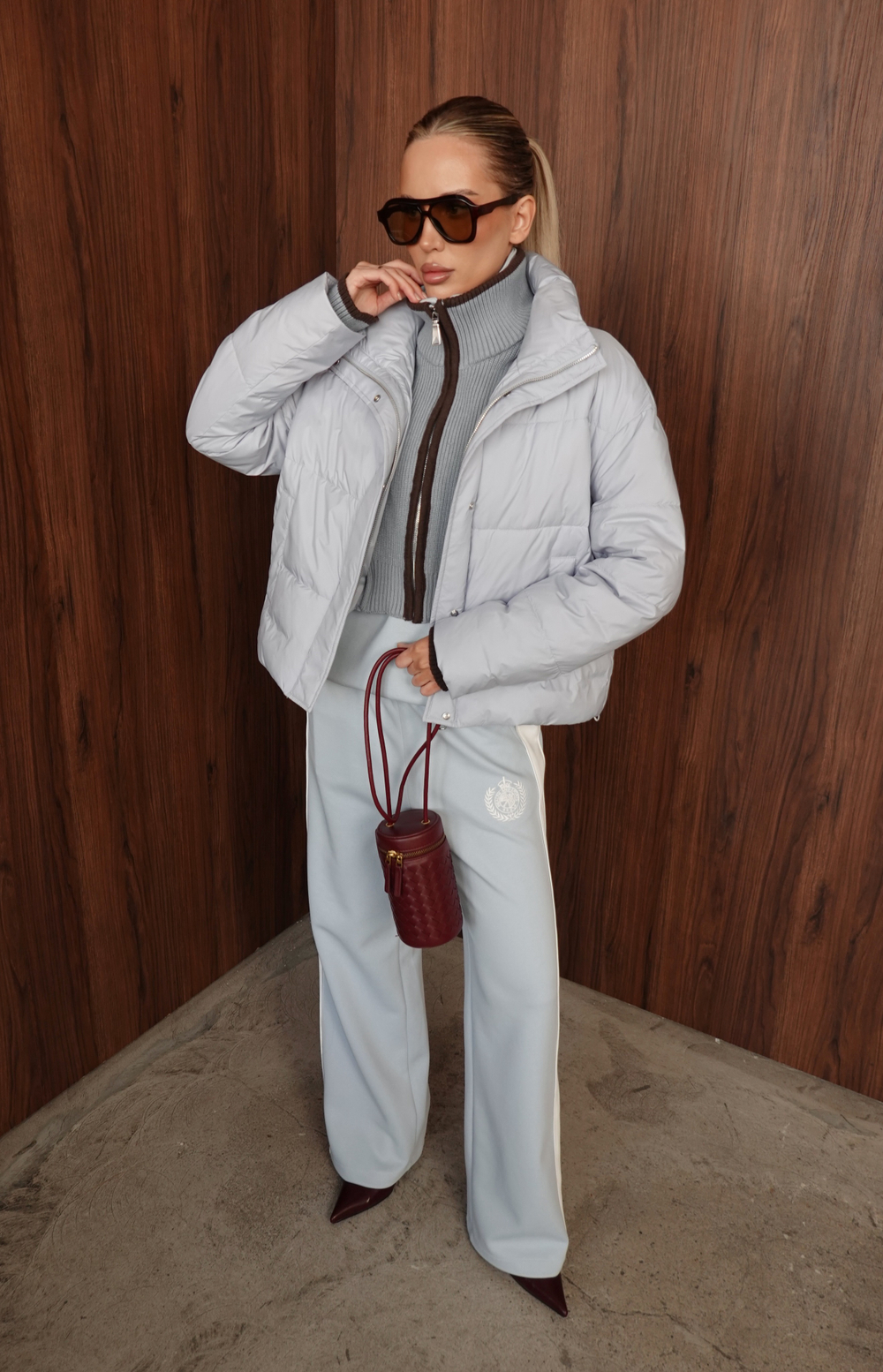 Куртка демисезонная с манишкой из трикотажа