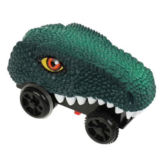 Автотрек динозавр, на бат., кор.45*30*10см ТЕХНОДРАЙВ