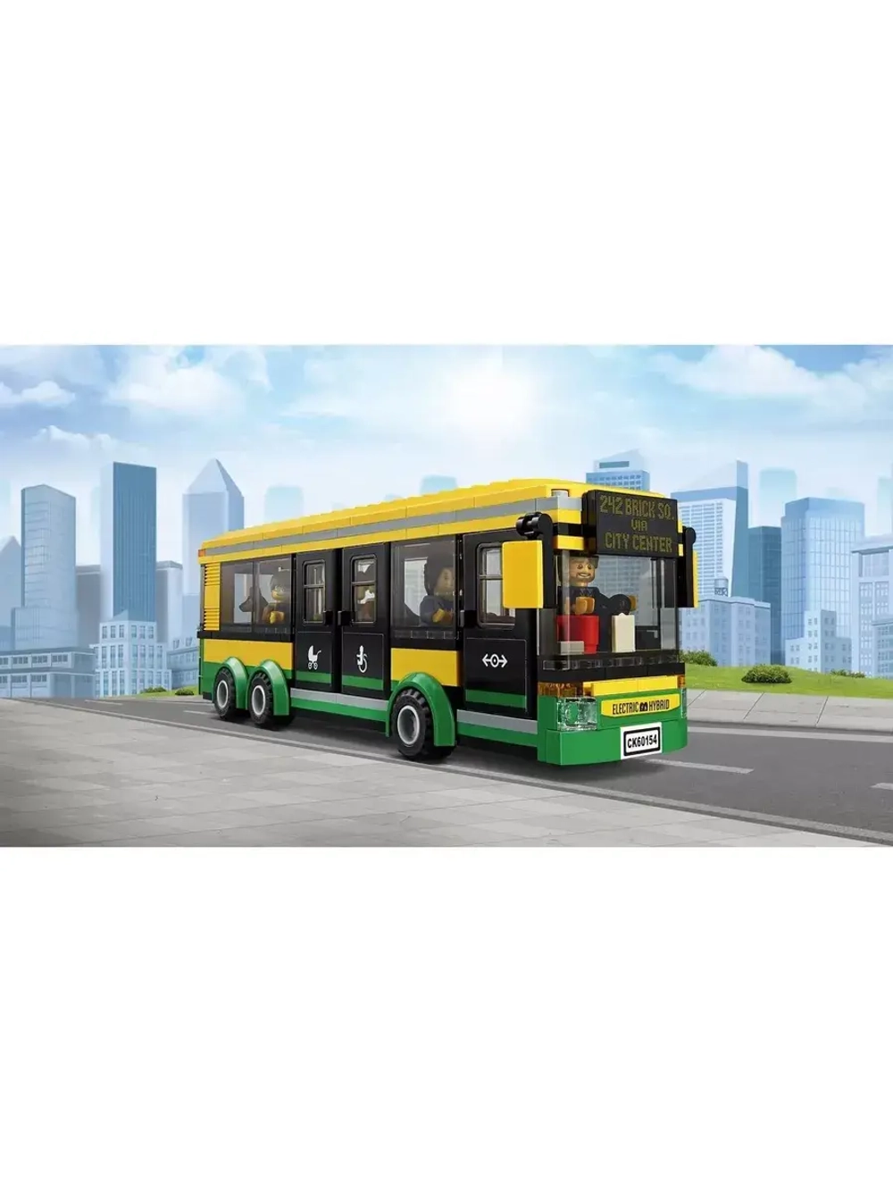 Конструктор Сити Автобусная остановка 377 деталей