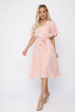 Платье Цветочный сад НЬЮ (розовое) П13709-25М LT Collection