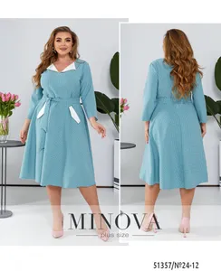 Платье 24-12-Бирюзовый Minova