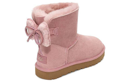 UGG Угги Classic Double Bow Mini, розовый