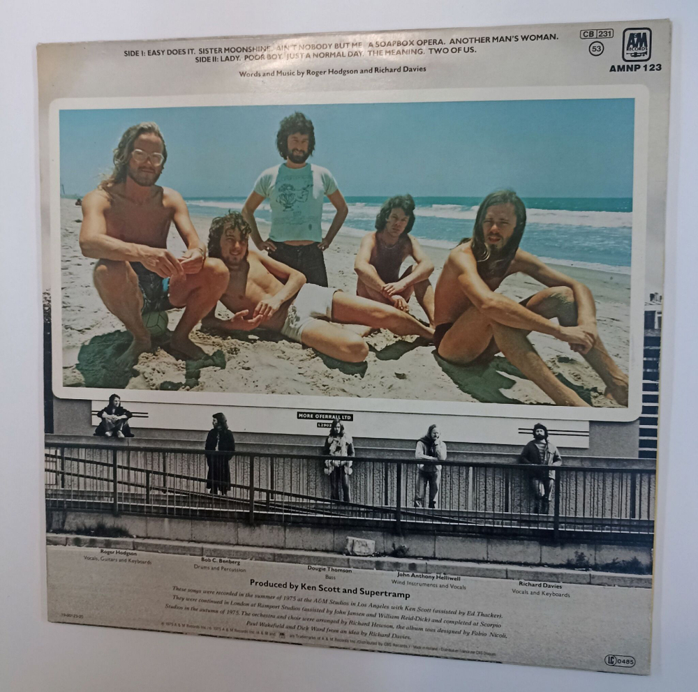 Винтажная виниловая пластинка LP Supertramp Crisis What Crisis (Holland 1983)