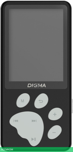 Hi-Fi плеер Digma S5 8Gb черный/серый