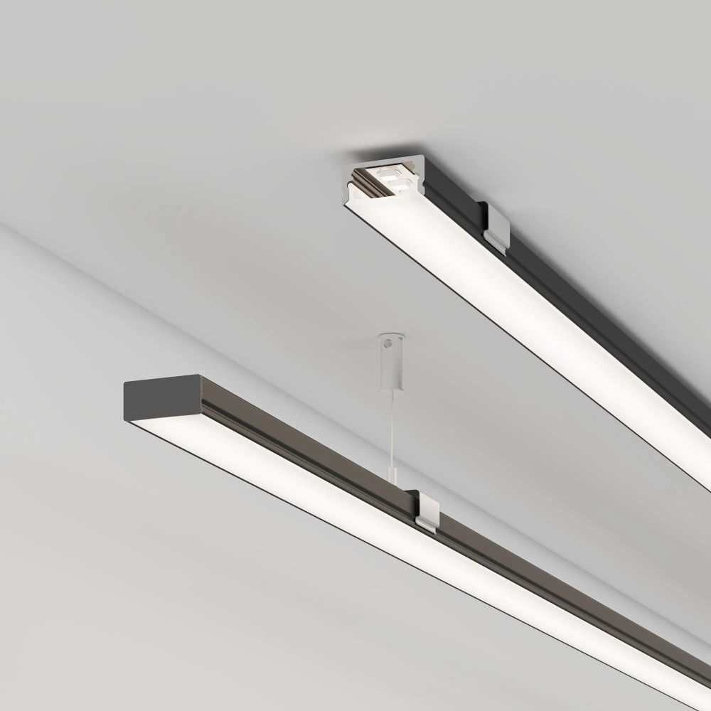 Профиль LINE-1708-2000 ANOD BLACK (Arlight, Алюминий) 040299