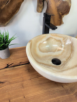 Раковина из оникса Bowl Natural BO-65737 40х40х15 из натурального камня