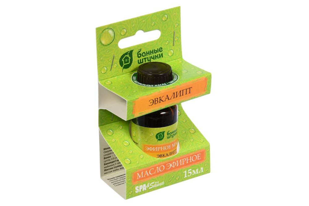 МАСЛО ЭФИРНОЕ БАННЫЕ ШТУЧКИ Д/БАНИ ЭВКАЛИПТ 15МЛ 30005