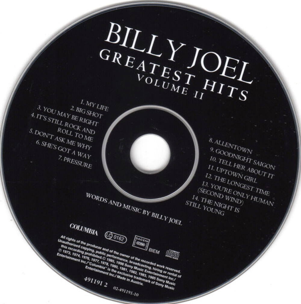 Billy Joel / Greatest Hits Volume I & Volume II (2CD)