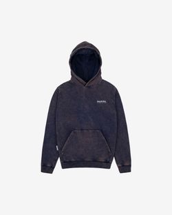 Худи Acid Wash Logo Hoodie Dark Blue