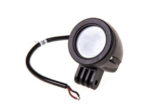 Фара светодиодная OFF ROAD 55*55(72)*65мм круглая 12V/24V 10W 6000К Skyway 1 диод Ближний свет