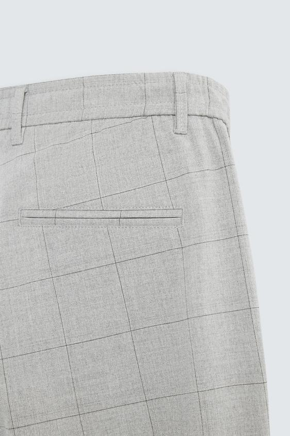 ZARA БРЮКИ SLIM FIT COMFORT, СЕРЫЙ МЕЛАНЖ