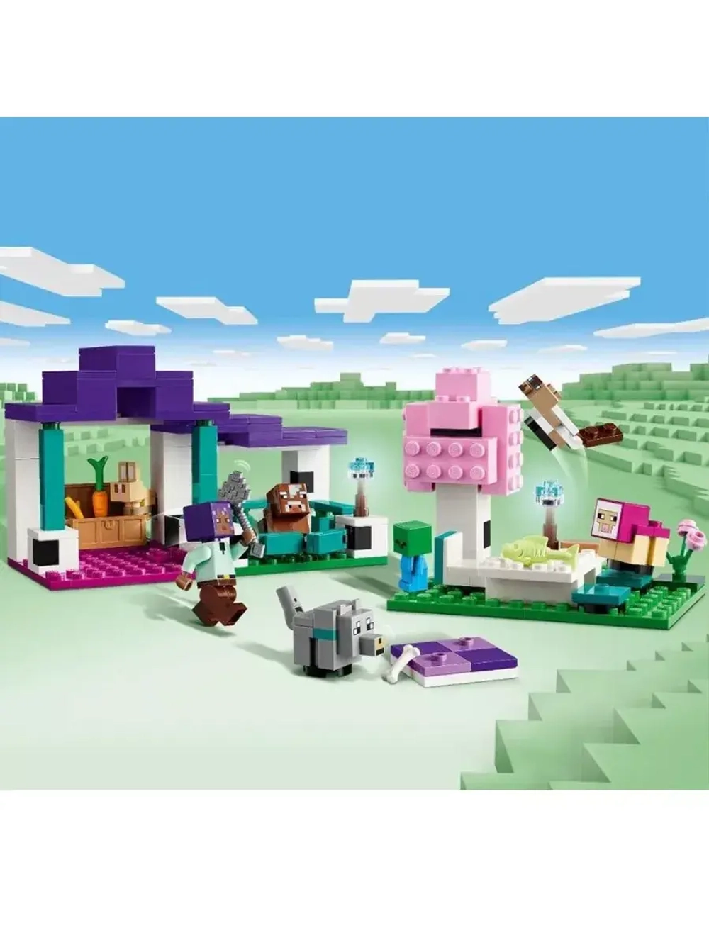 Лего 21253 Приют для животных Lego Minecraft