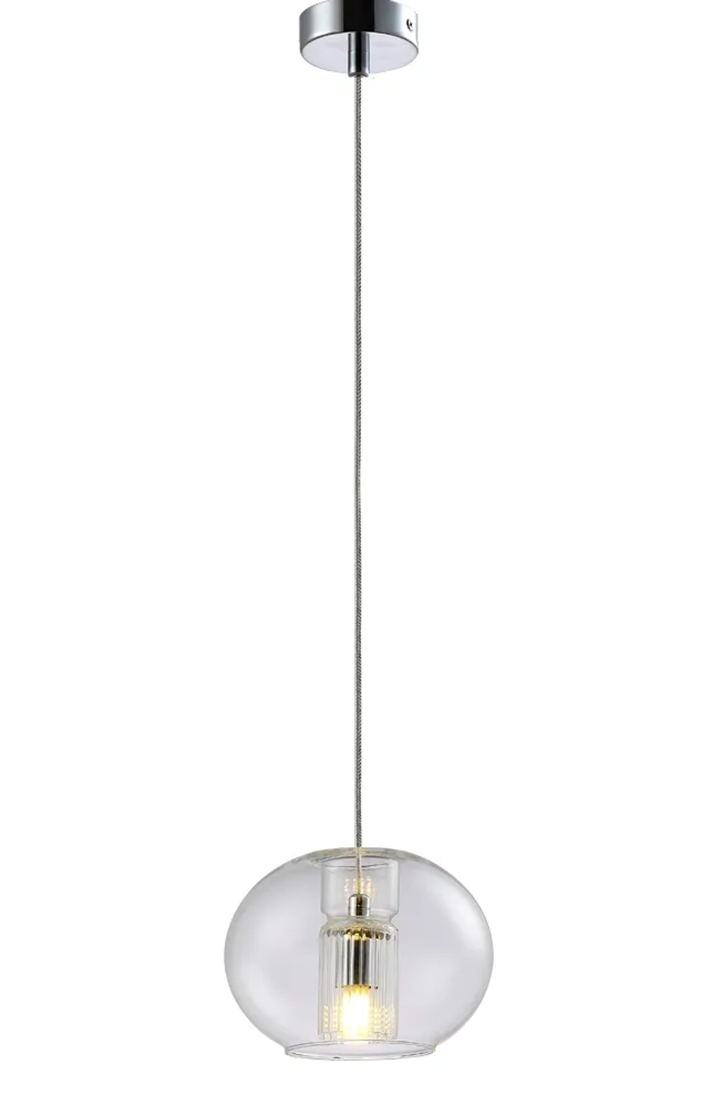 Светильник подвесной Crystal Lux BELEZA SP1 E CHROME
